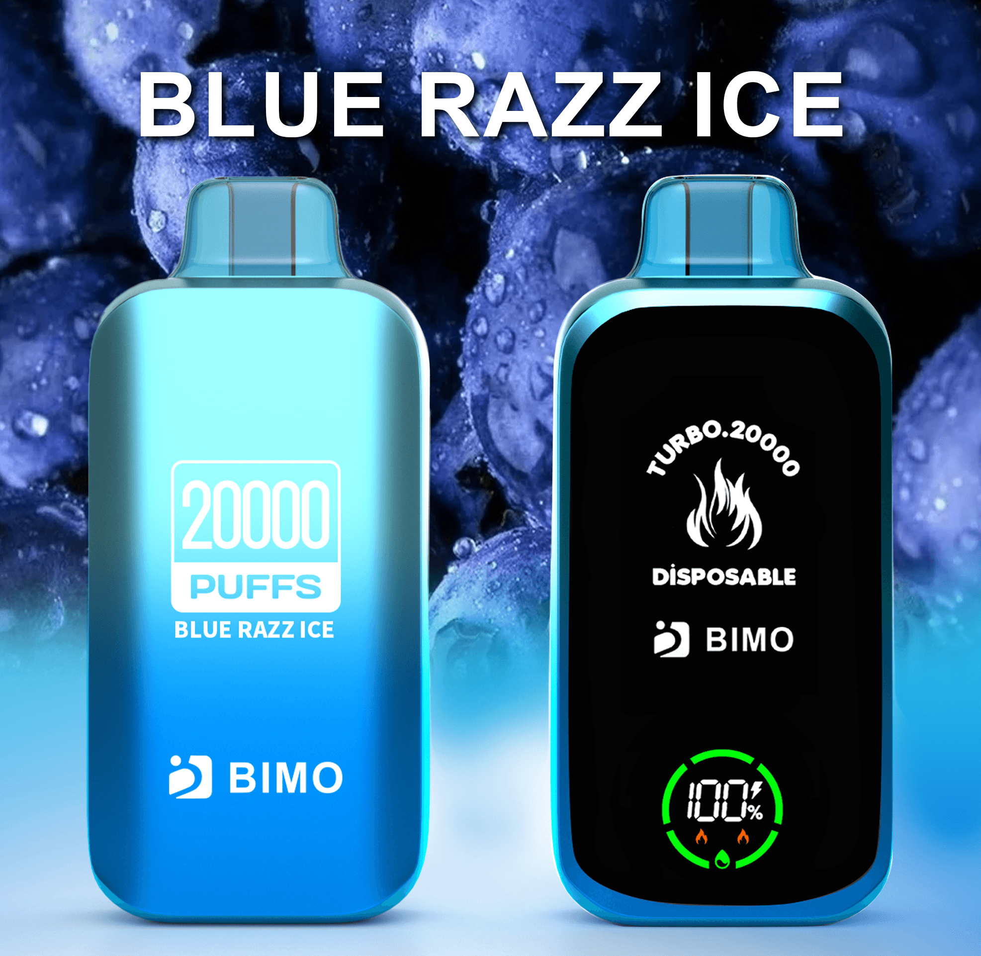 BIMO Turbo 20000 Blue Razz Ice