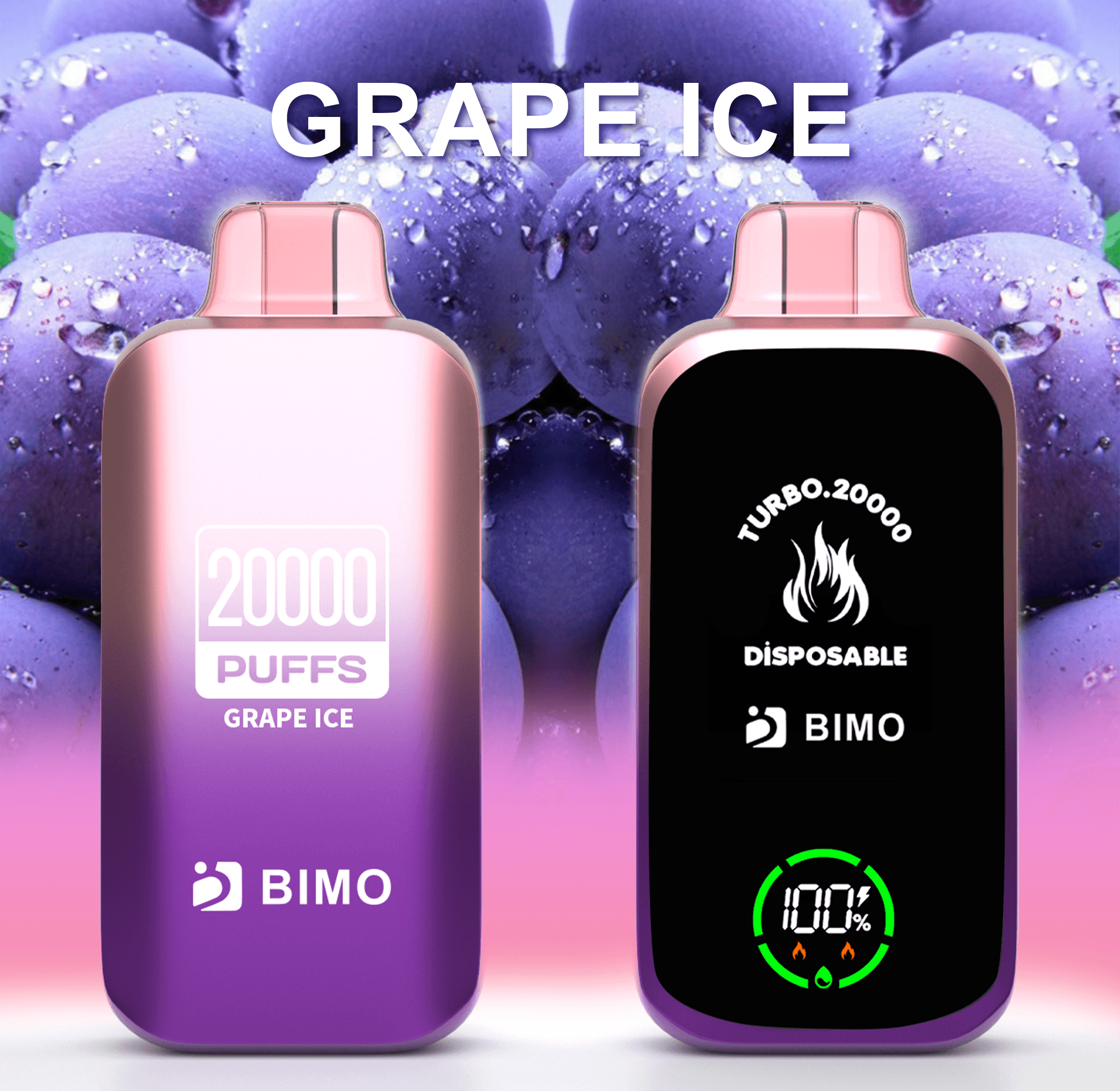 BIMO Turbo 20000 Grape Ice