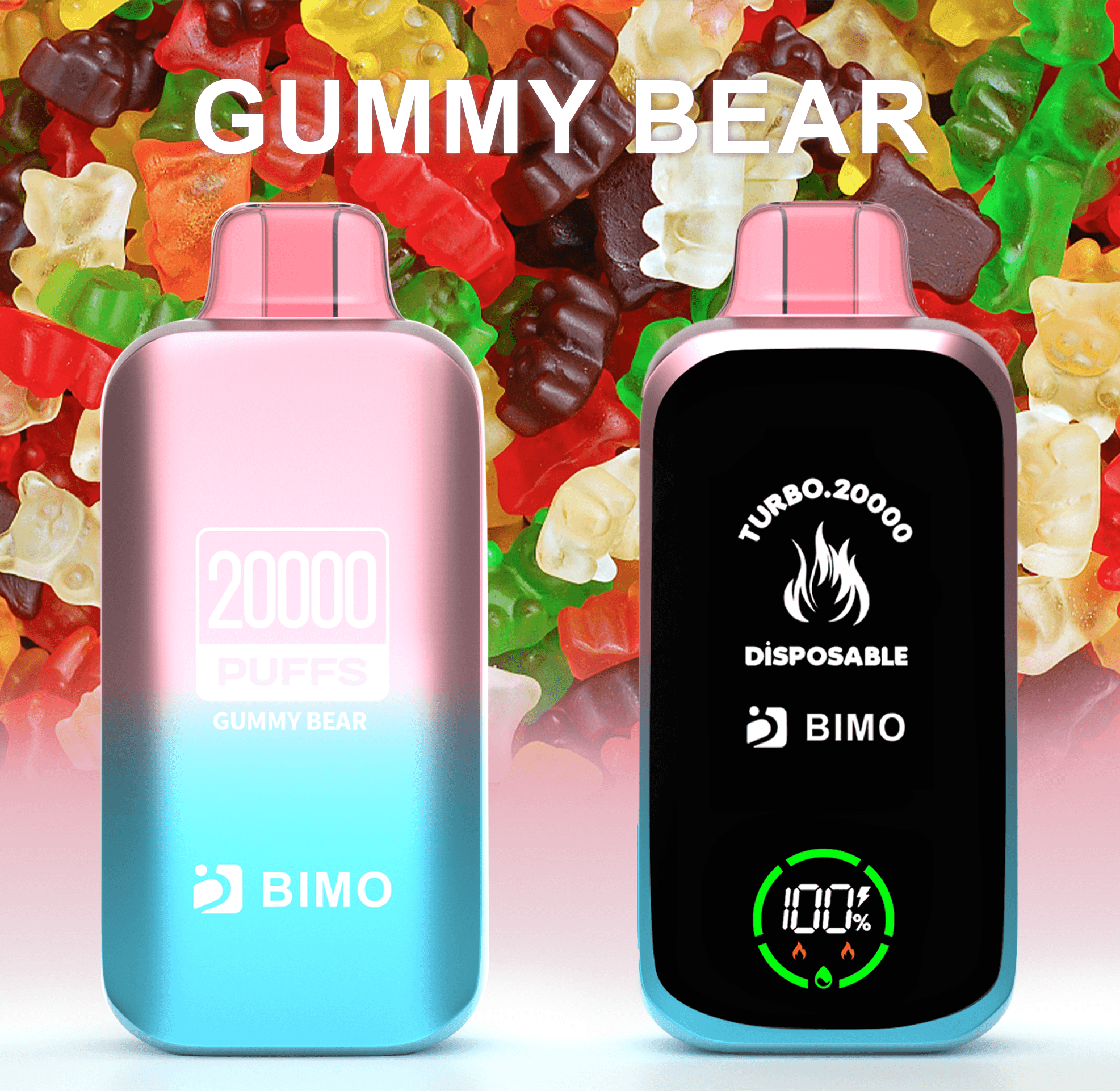 BIMO Turbo 20000 Gummy Bear