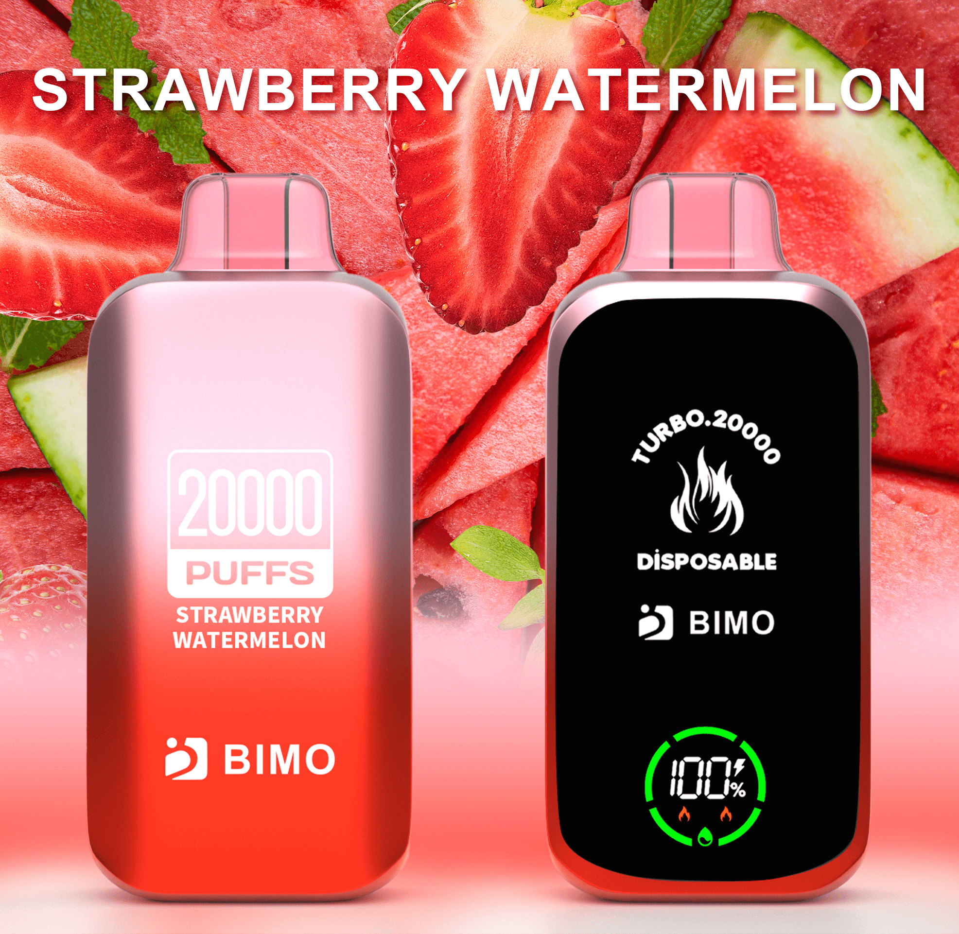 BIMO Turbo 20000 Strawberry Watermelon